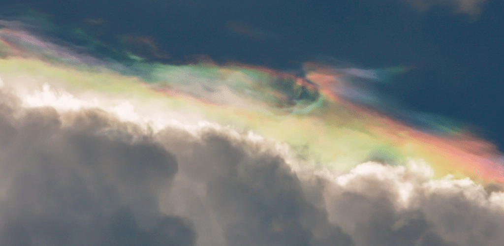 Ethereal photograph of the sky above the clouds